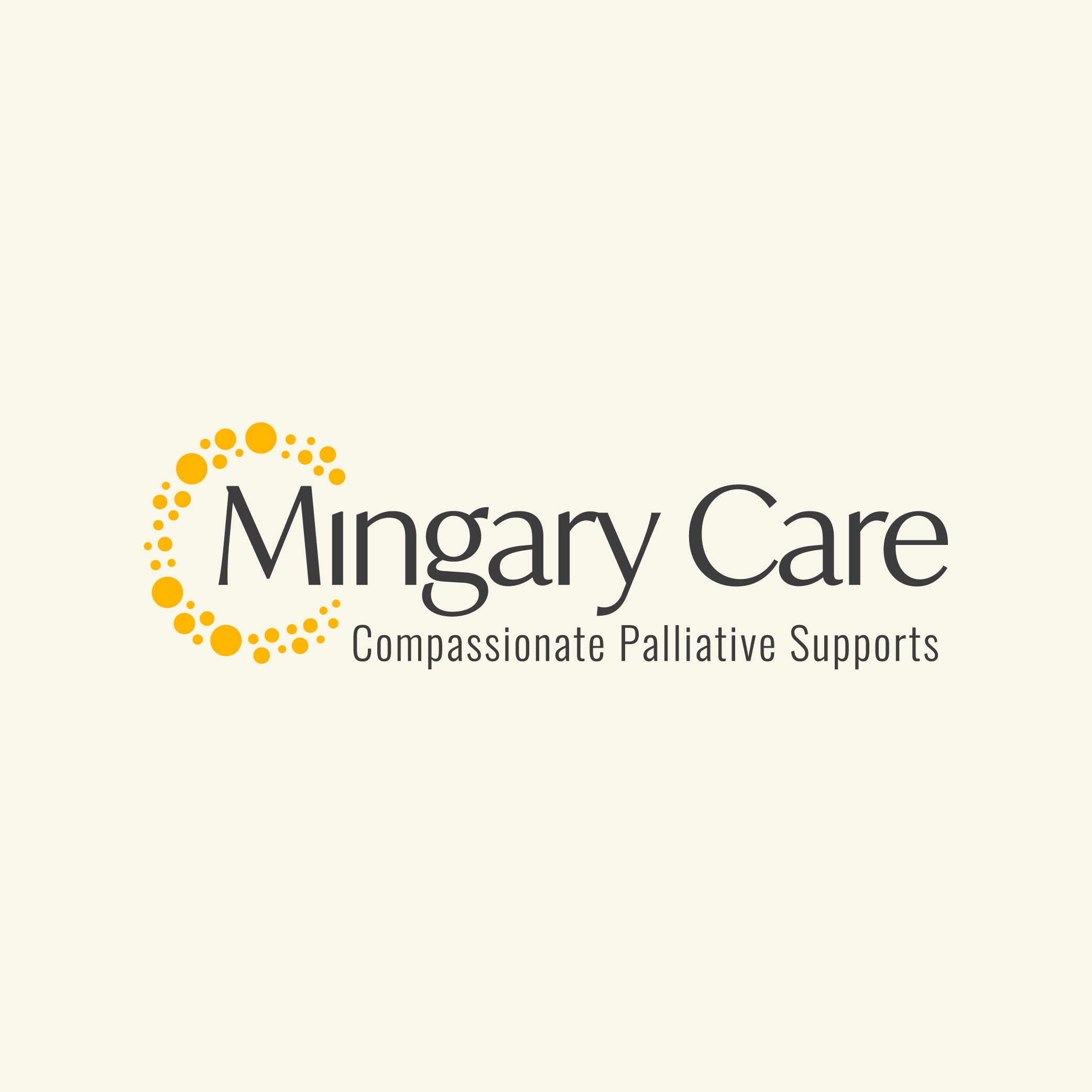 Mingary Care Original Two Tone Logo on Pale Yellow Background.png