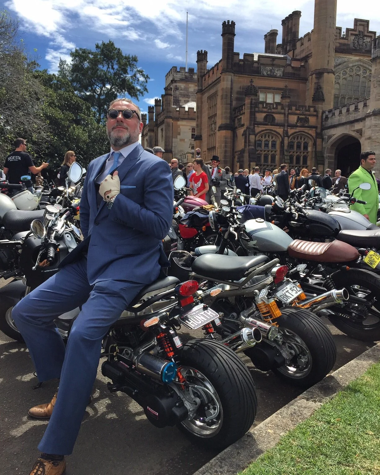 Don your finest attire and ride for a cure to prostate cancer.