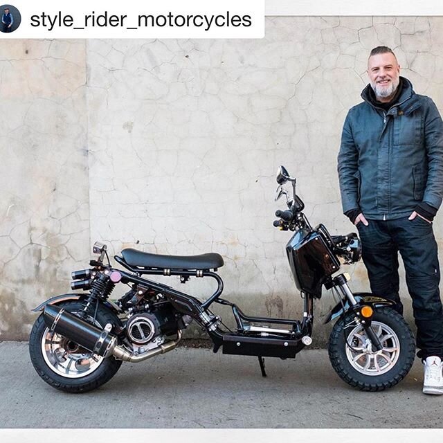 thanks to @style_rider_motorcycles with @get_repost
・・・
Style Rider focuses on the intersection of motorcycle culture with individual style. Here we speak to Luke Sommen, founder of @huntedscooters about high tops and riding something a little differ