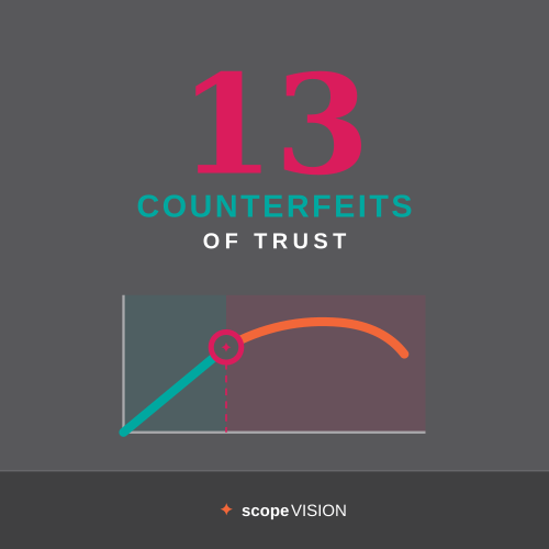 The 13 Counterfeits of Trust