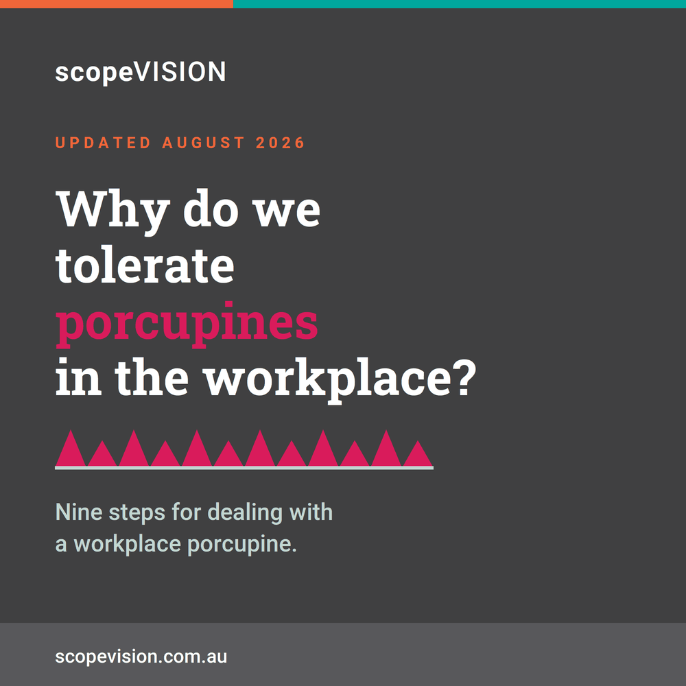 Why do we tolerate porcupines in the workplace?