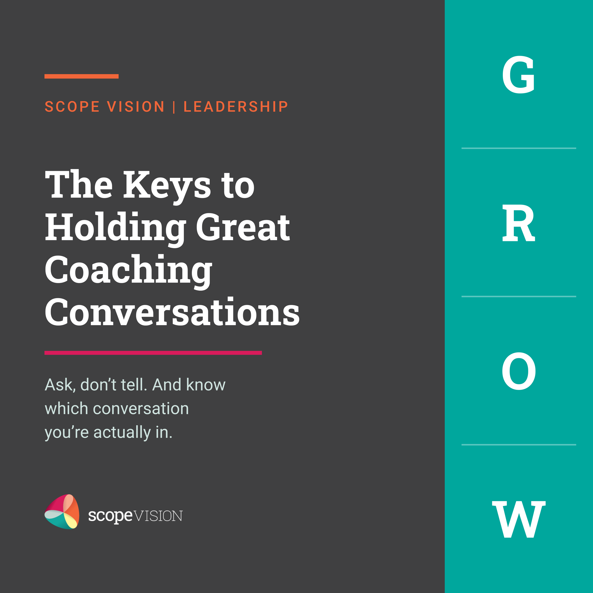 The Keys to Holding Great Coaching Conversations