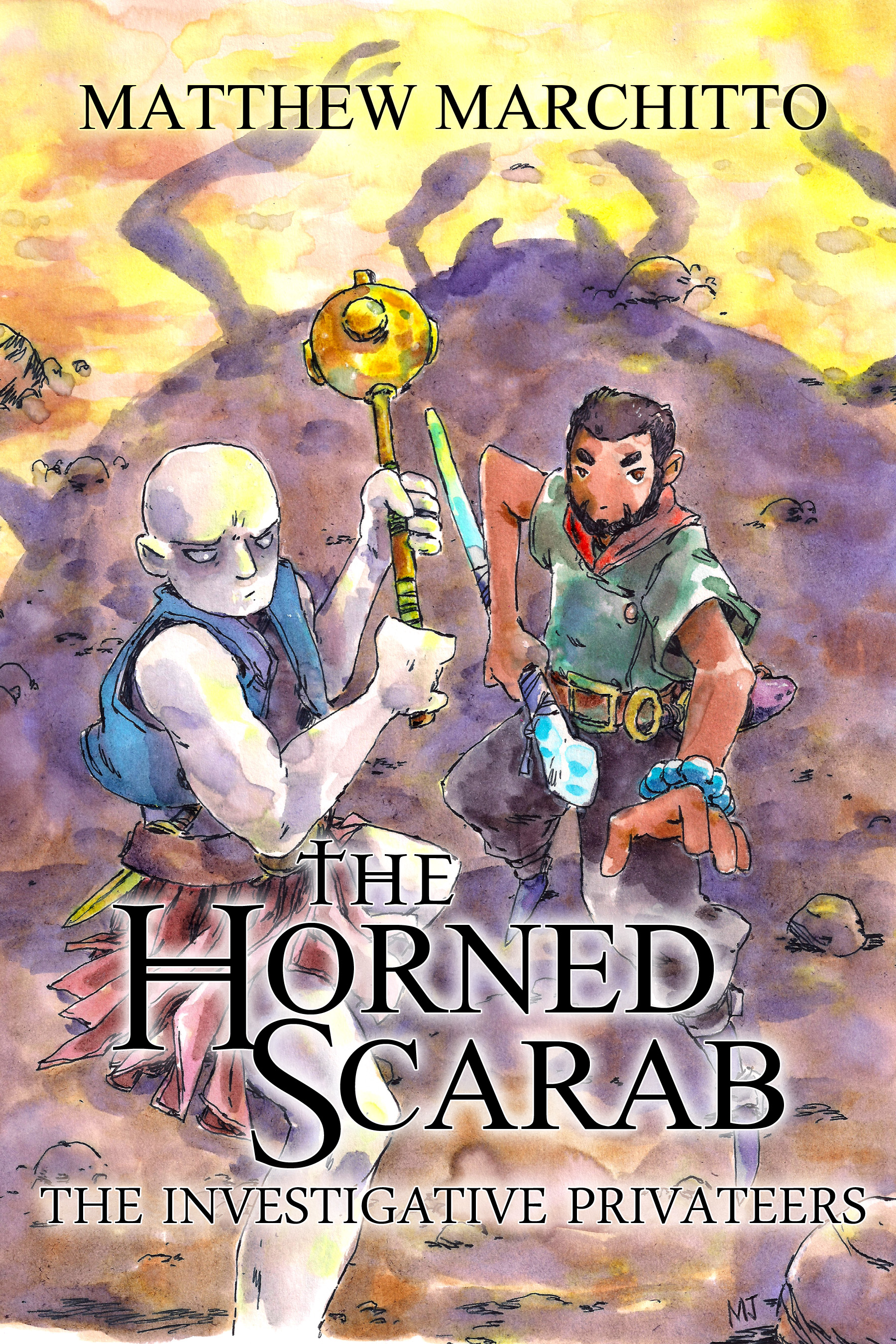 Goodreads Giveaway: The Horned Scarab