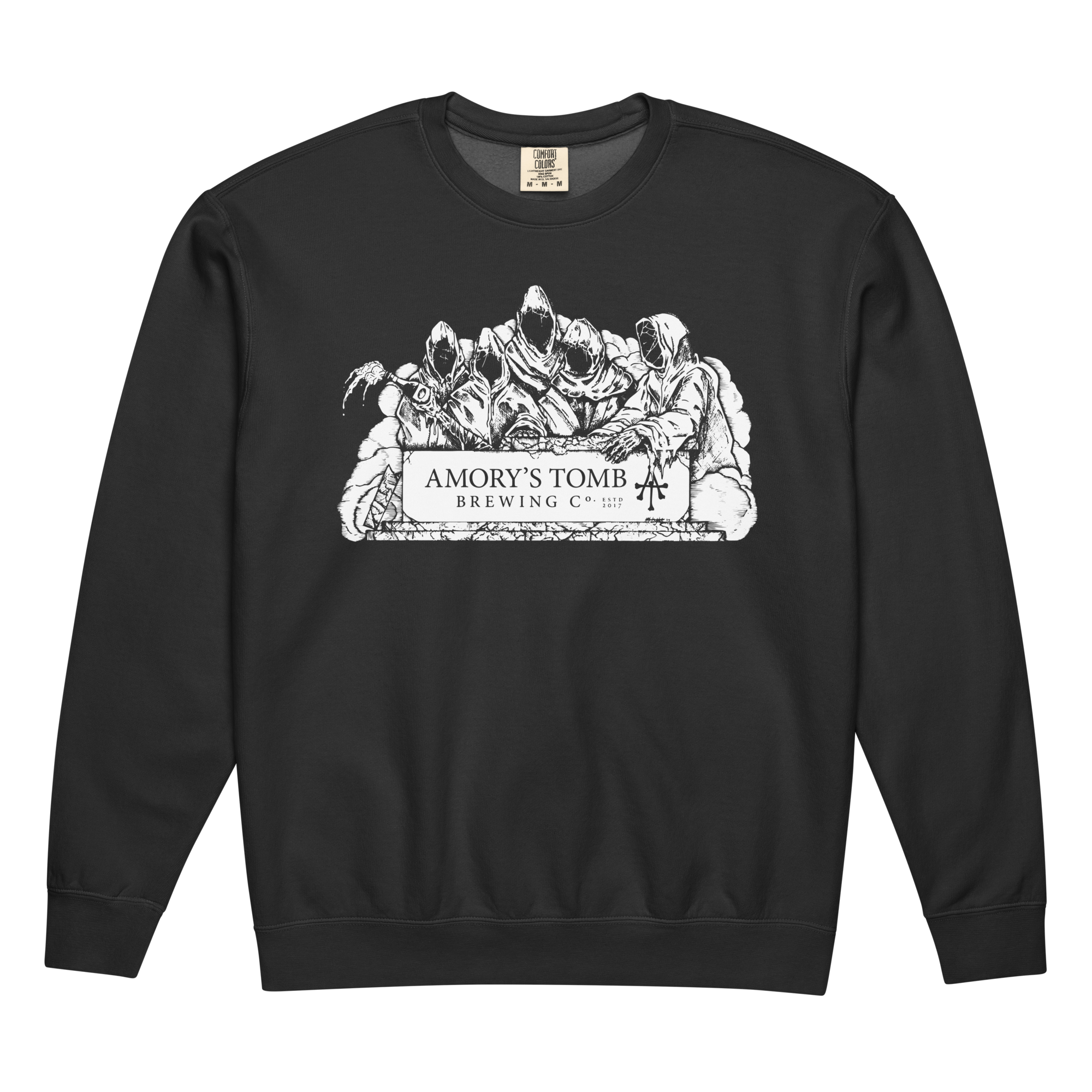 ment-dyed-lightweight-fleece-crewneck-sweatshirt-i-comfort-colors-1466-black-front-69699e403a3e5.png