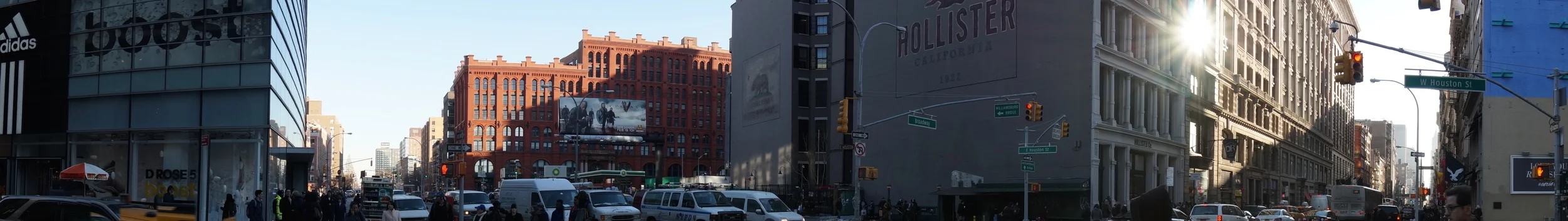 Houston Street At Broadway, 11 February 2015