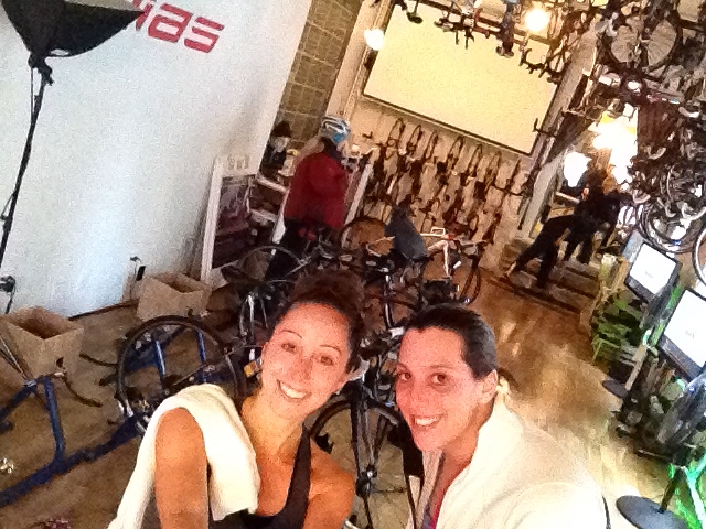  A sweaty and satisfied selfie with Connie.