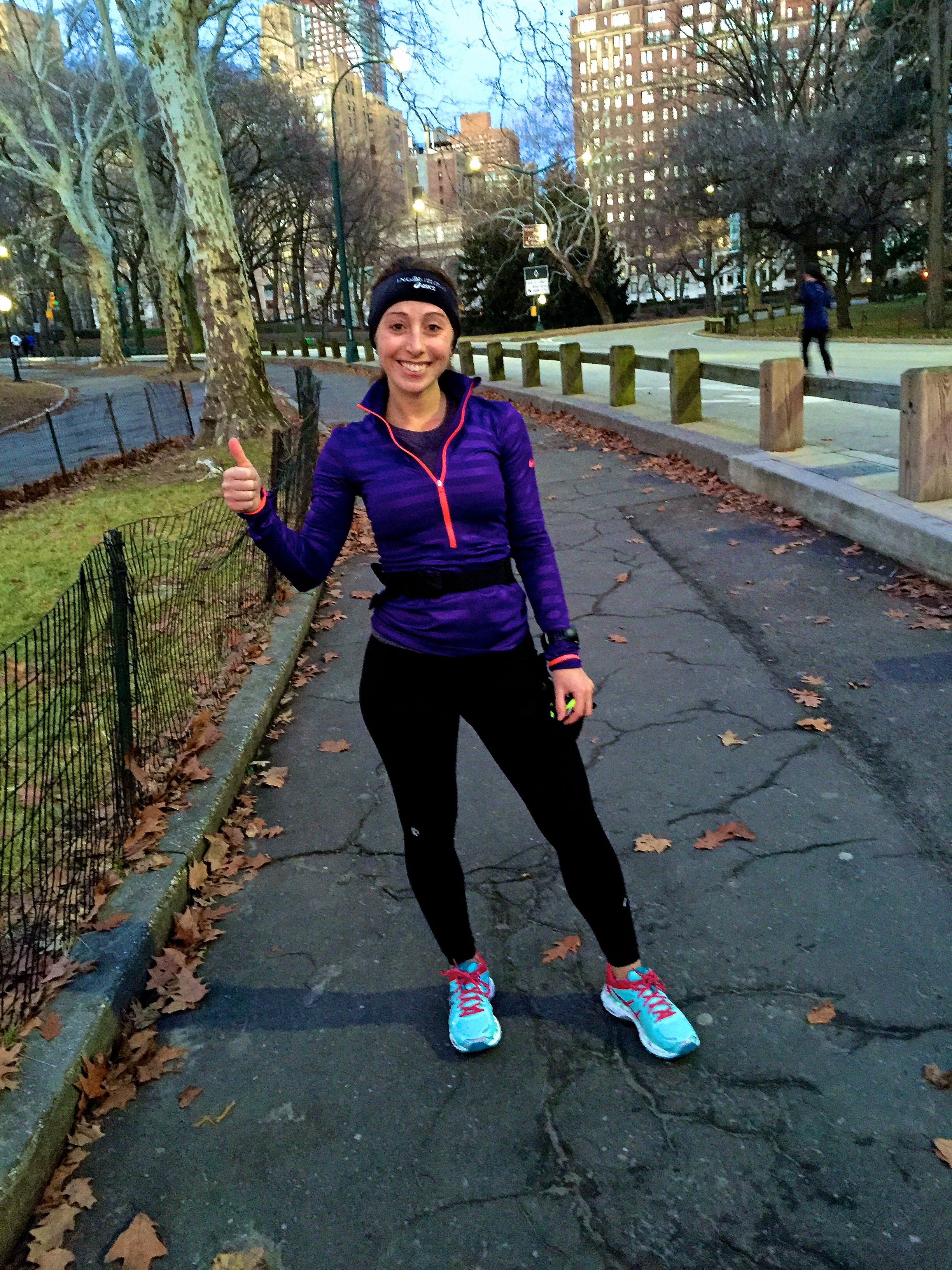 The 5k time trial was over. Cue the smile, and the stance :)