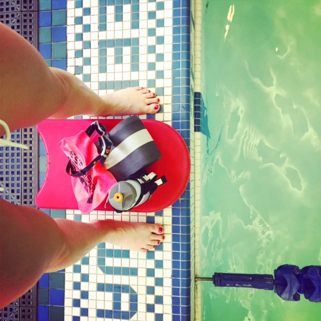 Ready to jump into a Sunday am swim.