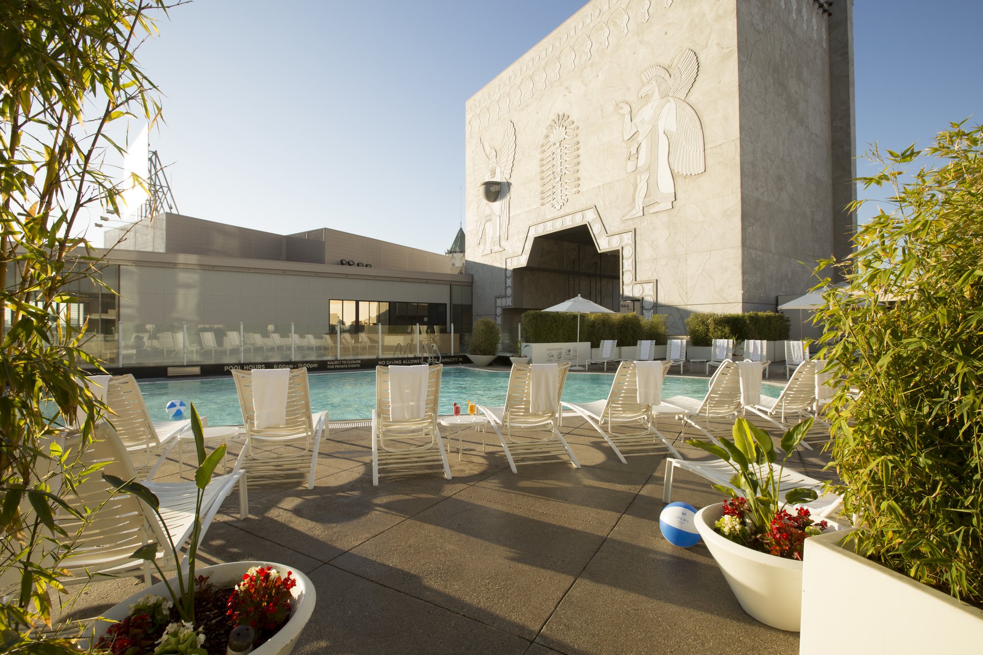 Not too shabby for a hotel pool, huh?