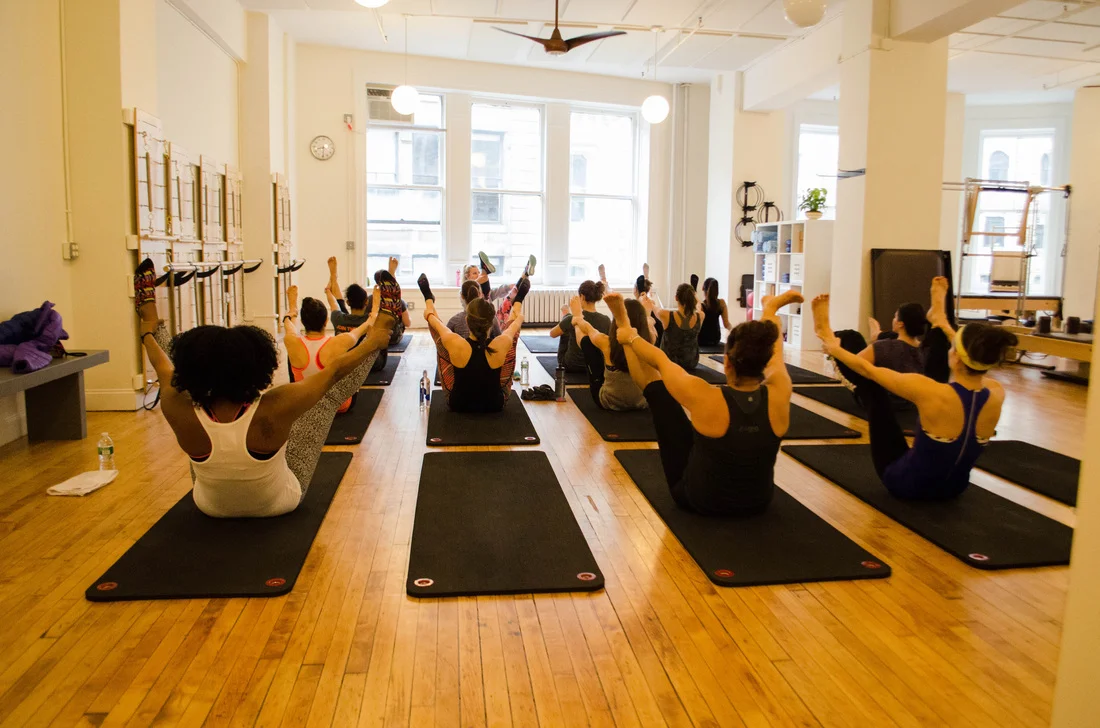 Holdin it steady at Core Pilates NYC.