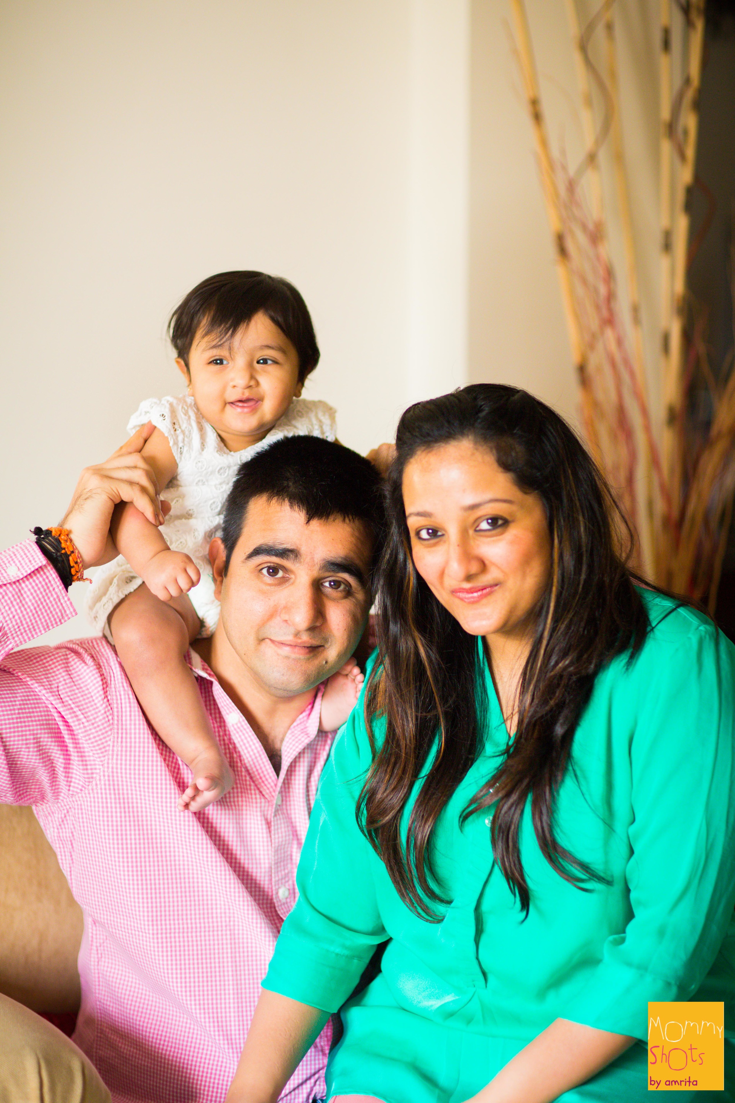 A pilot by profession, Sashank makes the most of his time with his little girl Saleena when he is home. Tushita is a stay-at-home mum, by choice, which ain't no easy feat! Sashank whole-heartedly insists that she takes some 'me-time' off when he is around and does what every stay-at-home mum can do, without a doubt! 