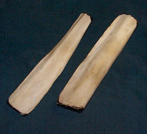 Benklappere/bones/snatterpinnar (traditionelle irske). Traditional Irish bones
