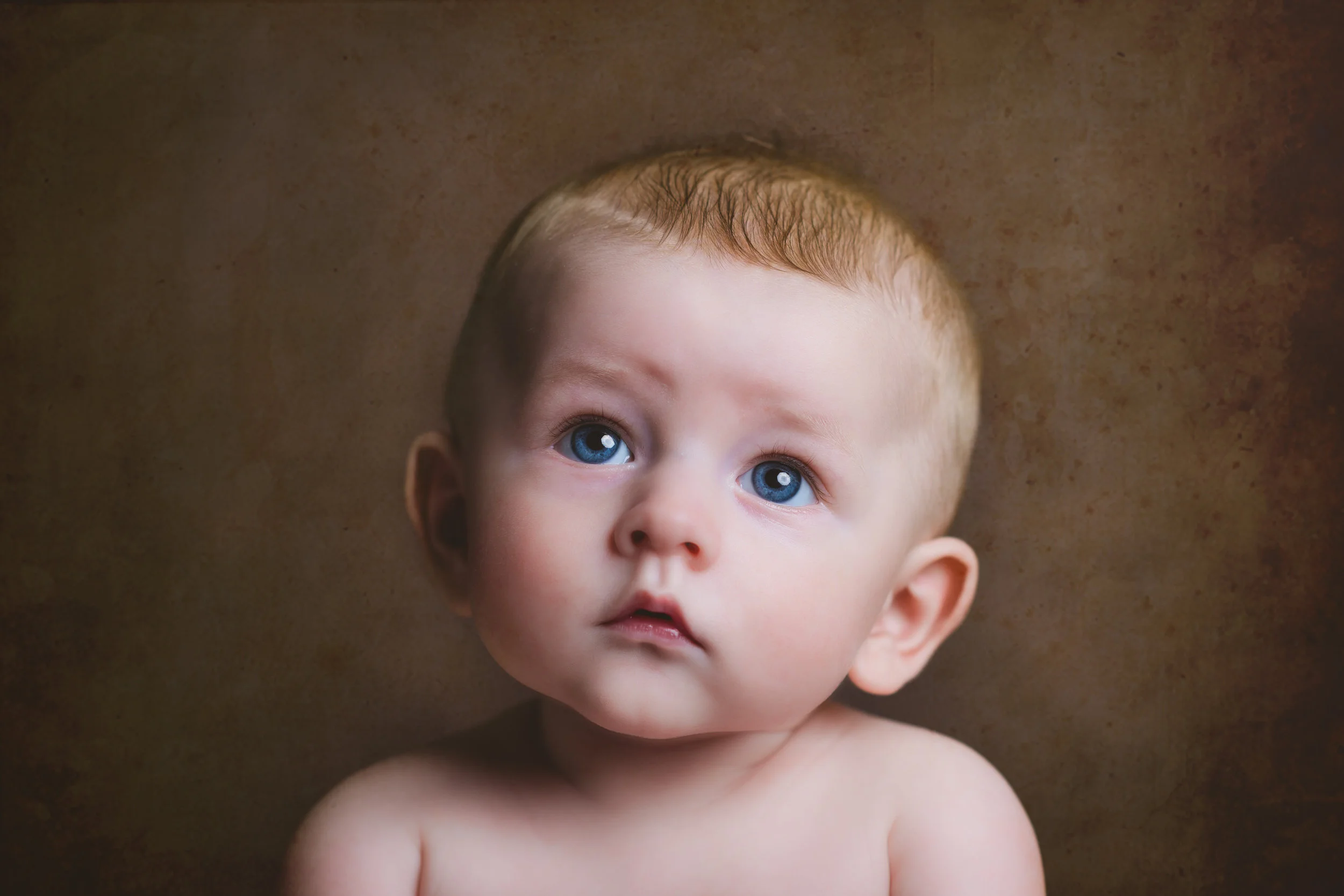 Professional portrait of Richard's baby boy, Tristan, at 5 months old.