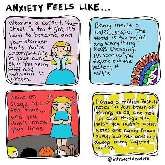cartoon: @introvertdoodles