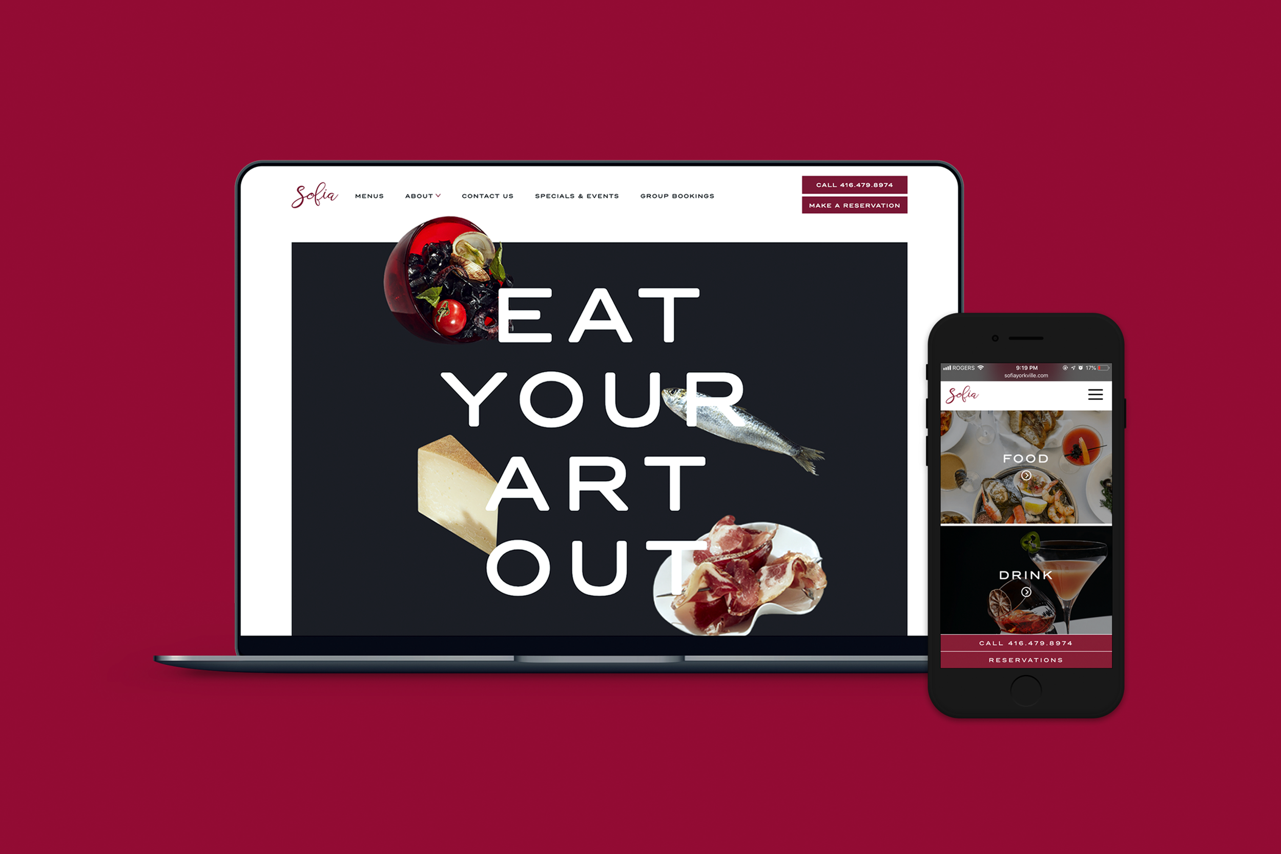 Restaurant Web & Brand Design