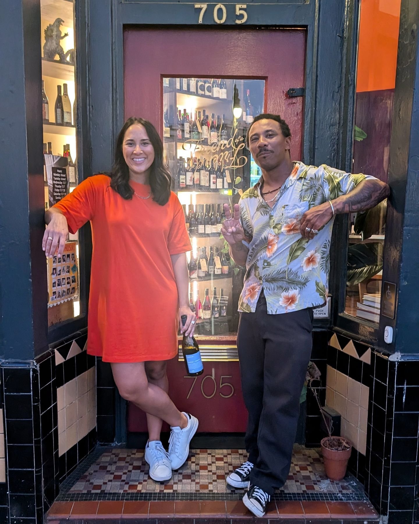 Had a time at @friendofafriendsf last night🙌🏼 Thank you for asking me to share the 2023 M+C x @massicanwinery Collab in this space! And thanks to everyone that came out to try the LouLou☀️