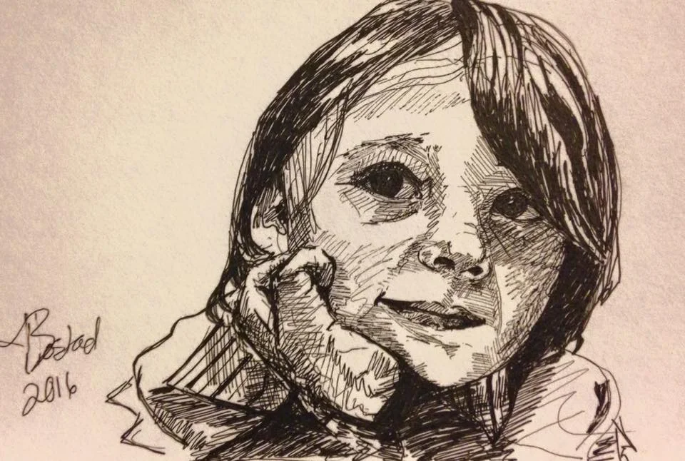 Jet in pen