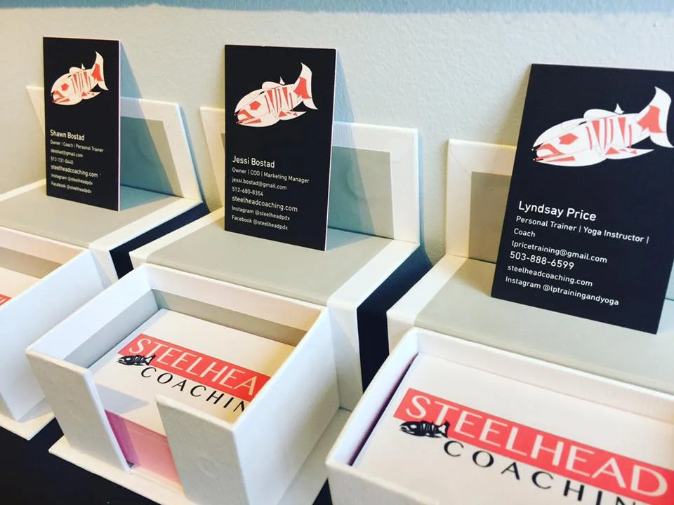 Steelhead Coaching Business Card Design
