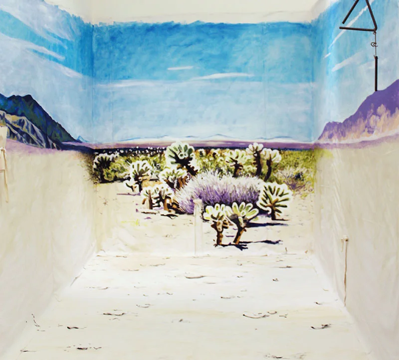 Acrylic on canvas, 24' x 8.5'