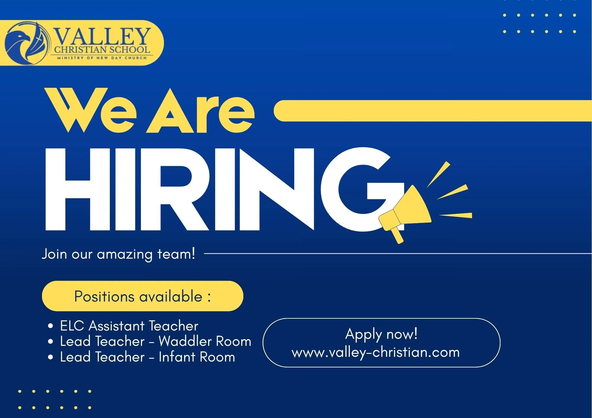 Blue and White Simple We Are Hiring Resume A3 Landscape.jpg