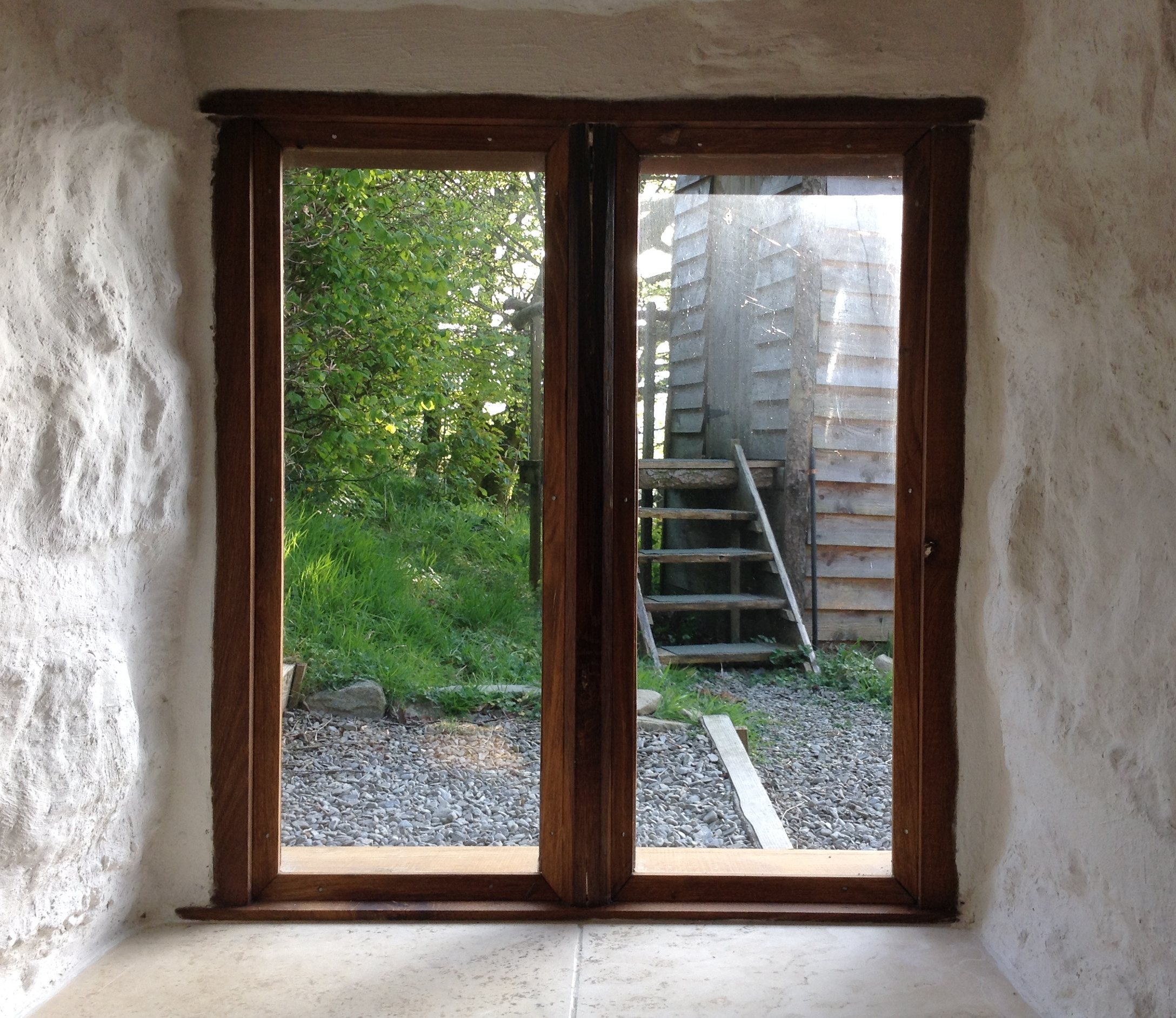 Oak window, Wales.