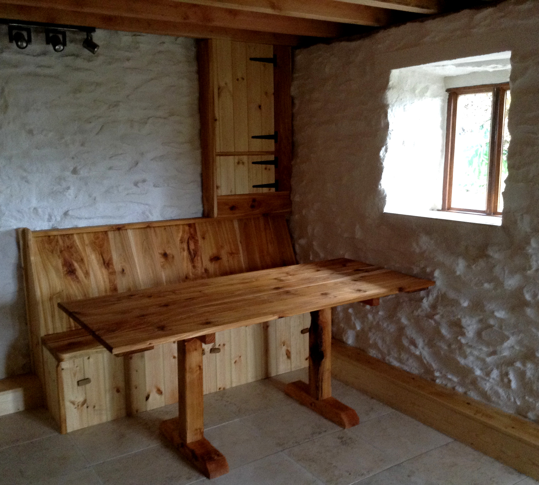 Campsite kitchen barn conversion.