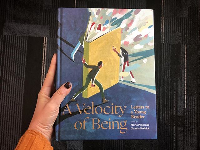 Had to come to Canada to get my hands on extra copies of @brainpicker and Claudia Bedrick’s #VelocityofBeing (since it sells out so damn fast everywhere else). Beyond honored to be in such good company. There is nothing better than books. Forever and always. Give this to every young, old and middle-aged reader in your life.