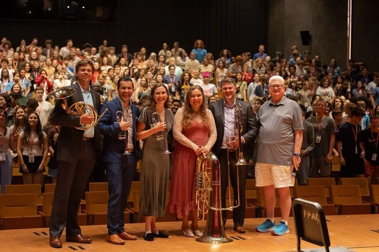 Over the past two weeks we had the privilege of serving as the quintet in residence at the University of Arkansas Summer Music Camp! From skills classes and recitals to Crystal Bridges and spontaneous late night scootering to get pizza, we kept busy 