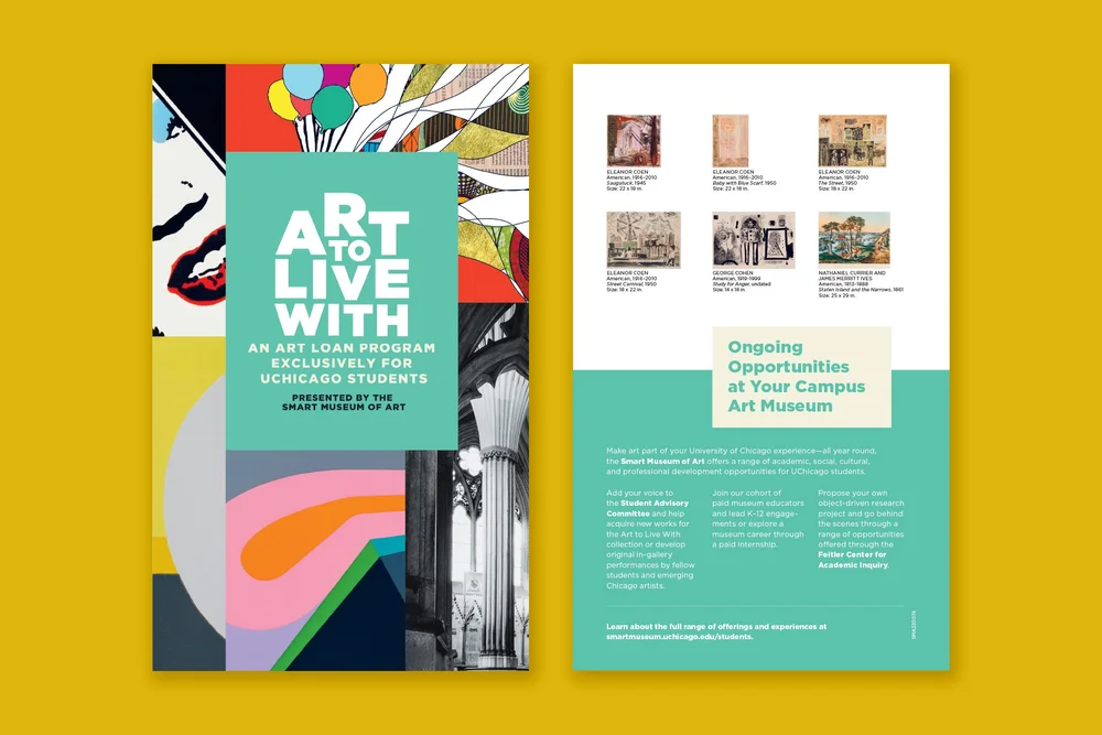 The Smart Museum Art to Live With 2022 Brochure — Renee Kuklenski