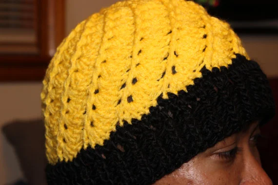 Black and Gold Bumblebee Hat