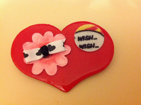 Heart "Wish" Pin