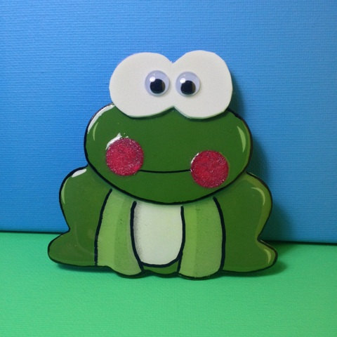 Wood Frog Brooch