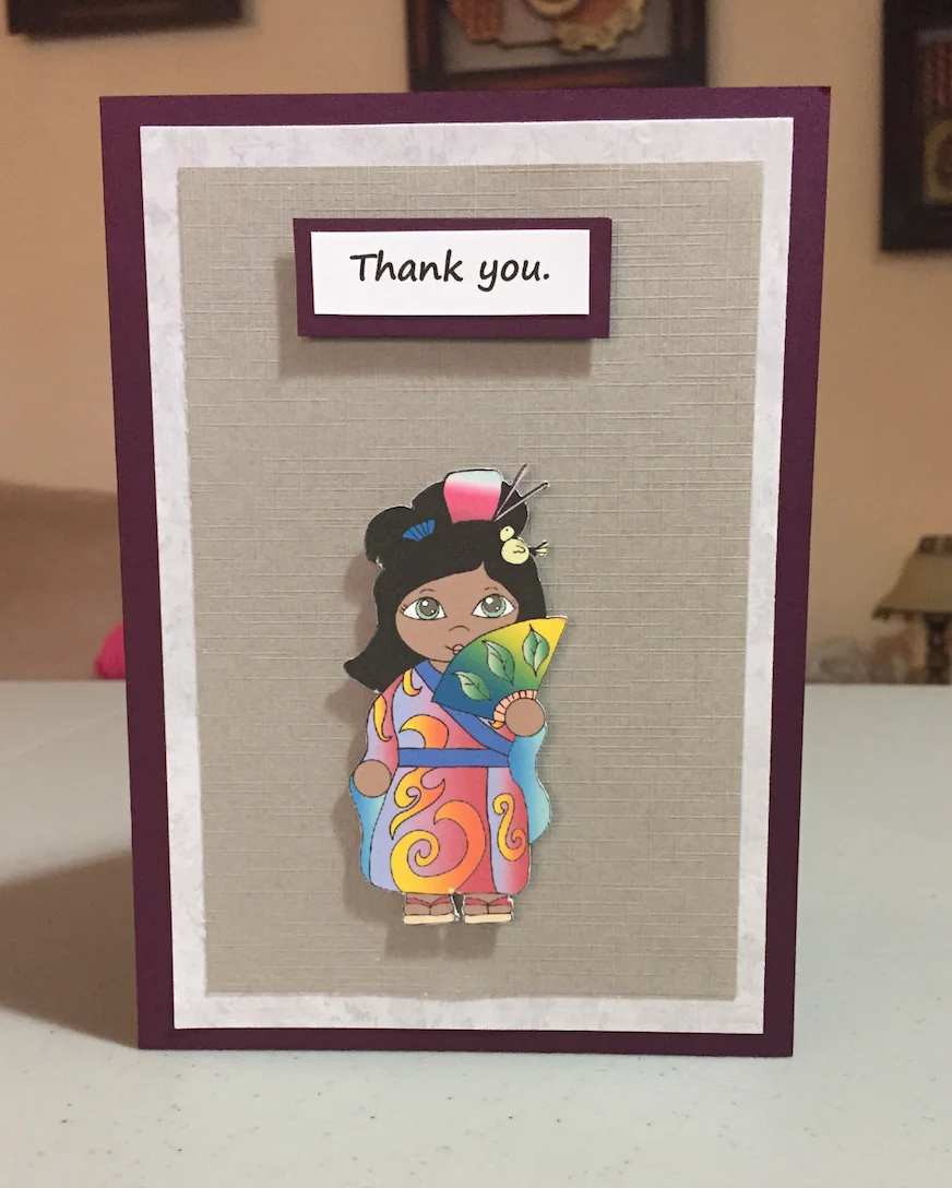 A fun, elegant thank you.