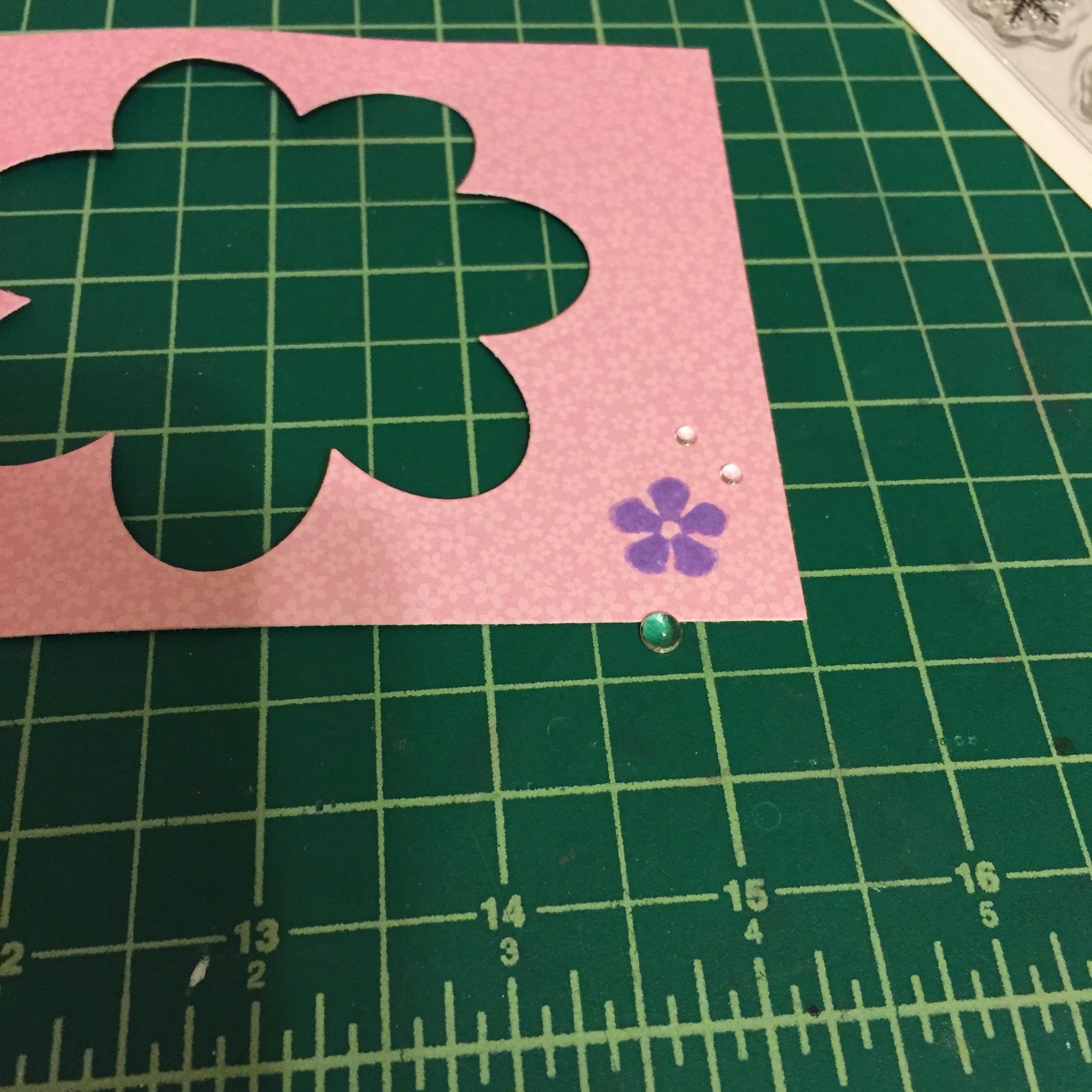 Flower stamp.