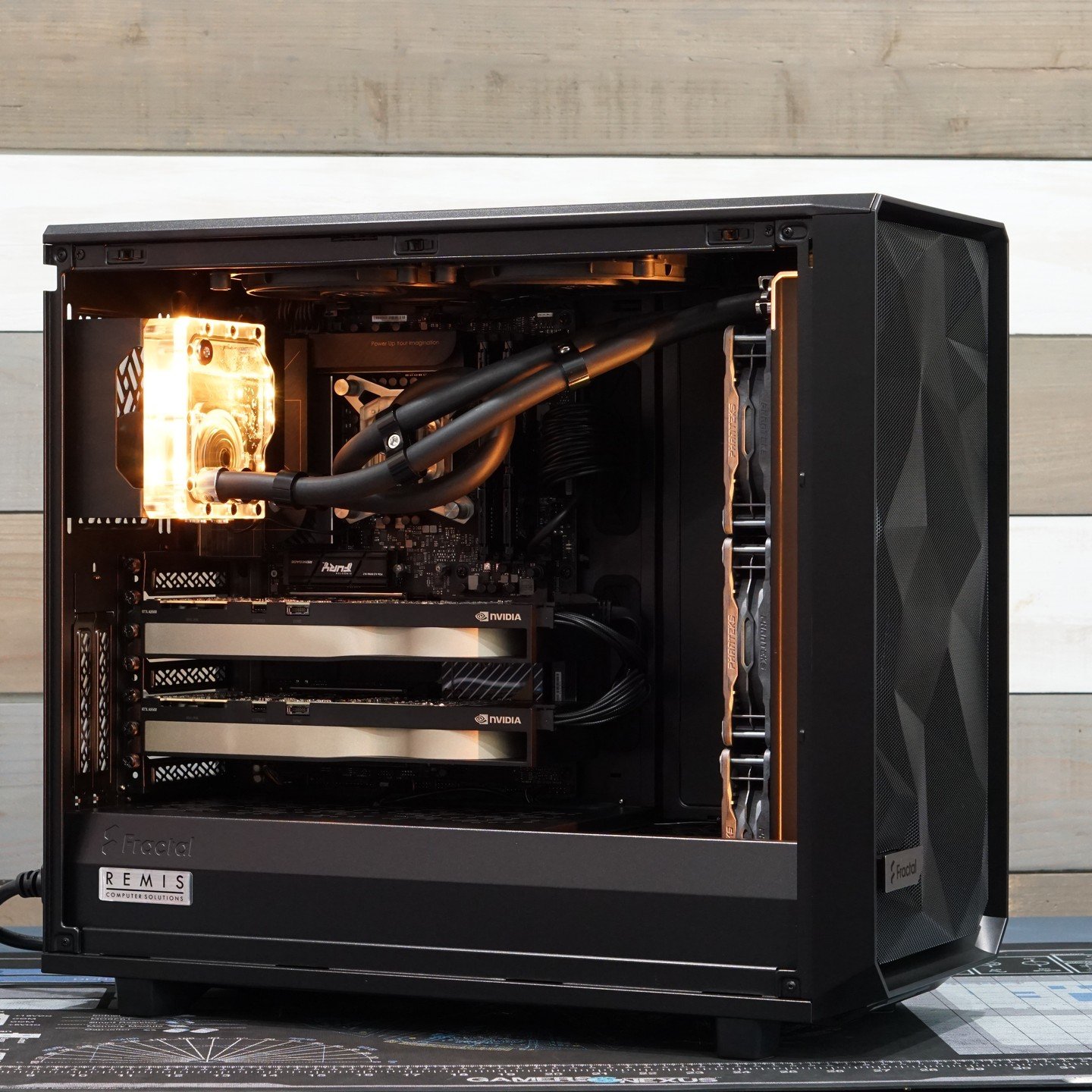 While many of my workstations use Nvidia GeForce video cards, what can I say? Sometimes you just need an Nvidia RTX card (formerly Quadro). RGB by request 😁 

#workstation #CAD #AEC #BIM #custompc