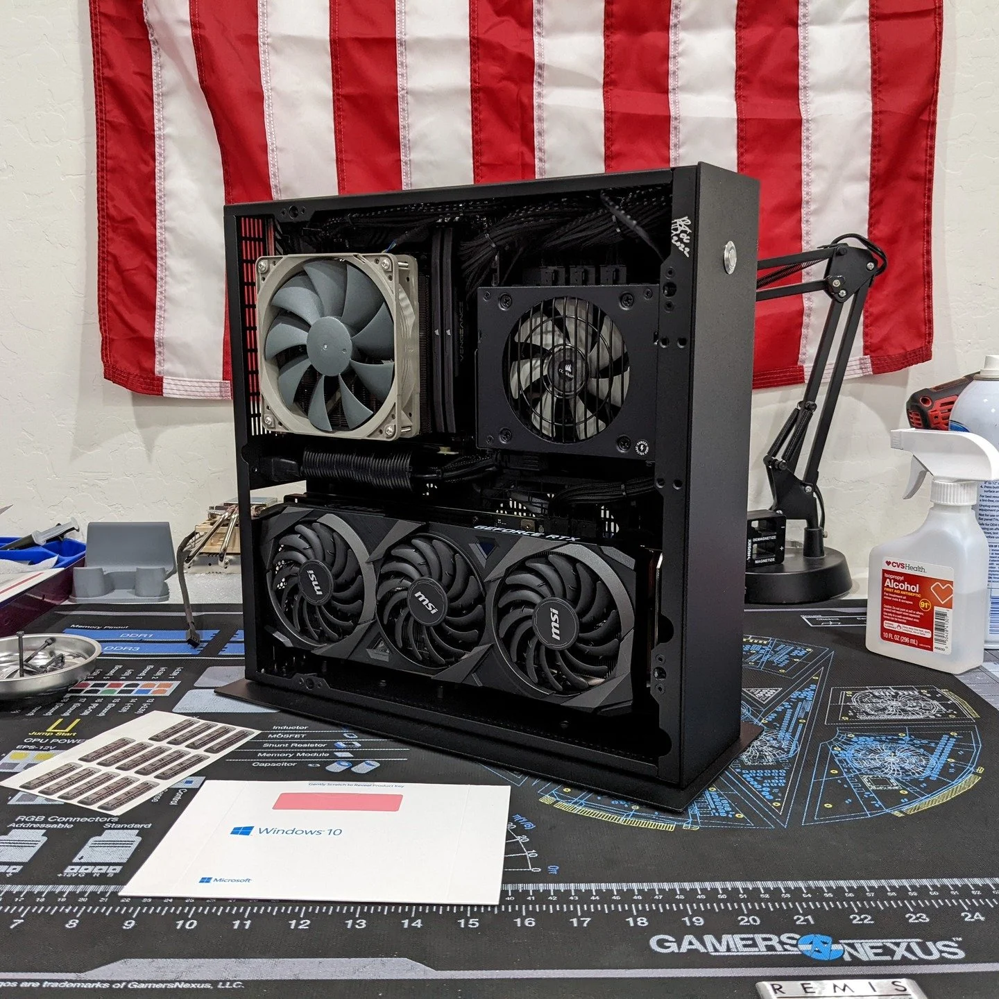 Just got a Google memory from 2022 and thought it would be fun to share this custom build for one of my clients. They needed a compact, GPU focused system to keep on a cart within their office; a perfect example of why I do what I do at Remis Compute