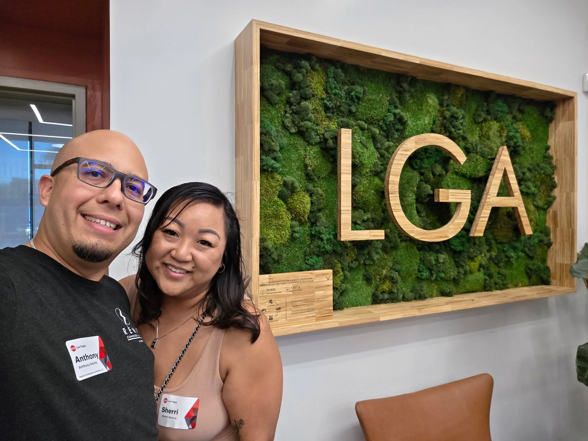 Thank you @lgaarchitecture for hosting the @aialasvegas Firm Crawl yesterday! My wife and I had a wonderful evening going behind the scenes and hearing the thoughtful insights from the panel discussion.

We couldn&rsquo;t resist snapping a photo in f