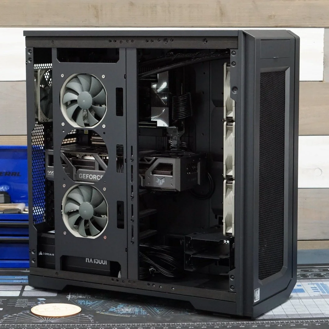 Showing off an AMD Threadripper workstation that shipped earlier this week.

The client will be using this system for point cloud processing, and it&rsquo;s also their first time having this level of compute power available locally.

Working within t