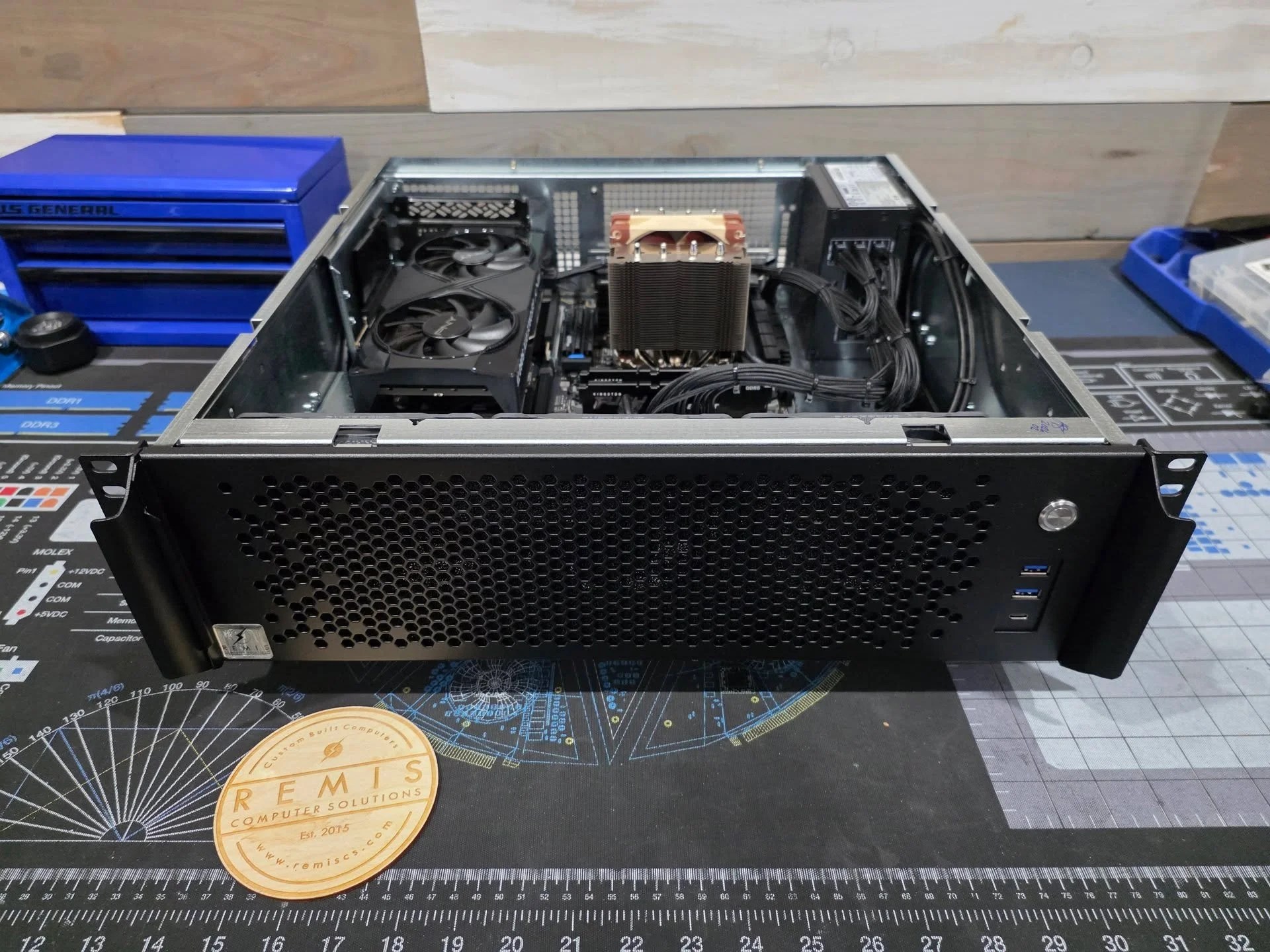 Another batch of 3U workstations is shipping out this coming week for a valued client!

Fortunately, this client will still be able to use their remote management hardware despite the recent chassis revision, that is thanks to the 2-slot design of th