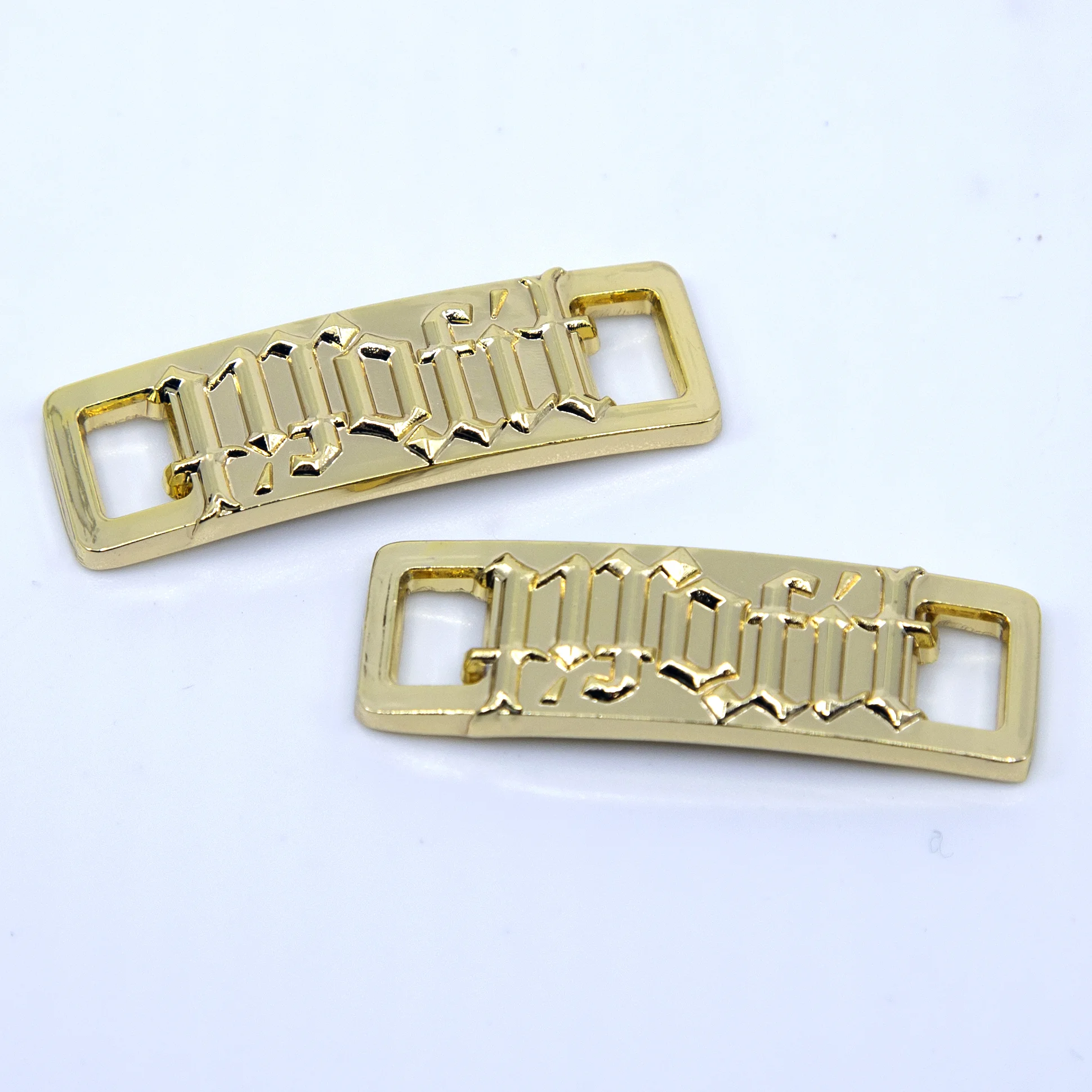 Profit Ambigram Lace Locks Gold — FREEHAND PROFIT
