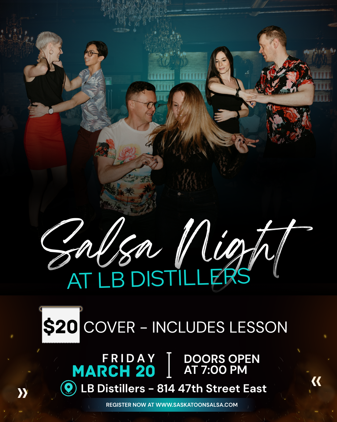 Salsa Night at LB Distillers | March 20th