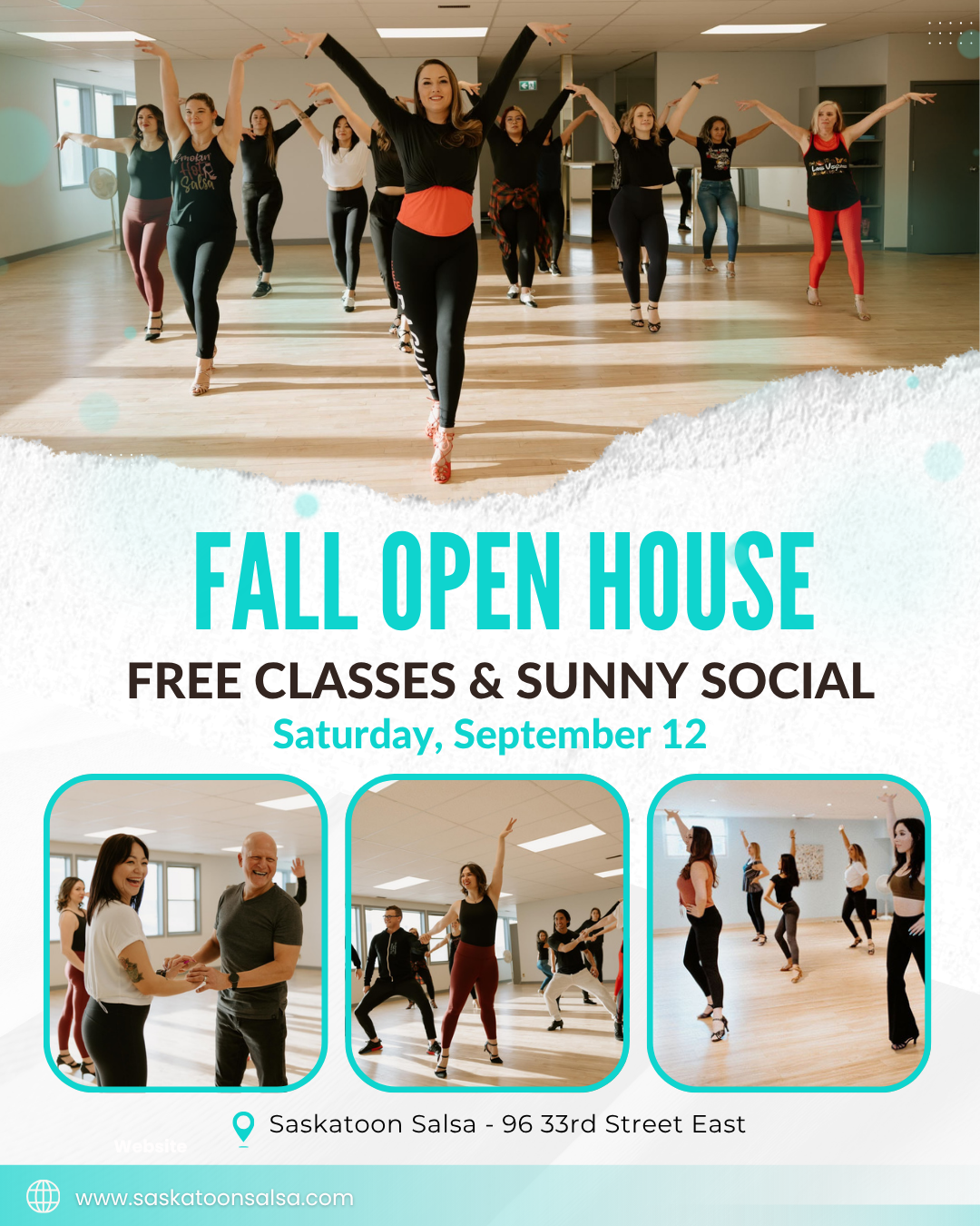 Fall Open House - Free Classes & Sunny Social