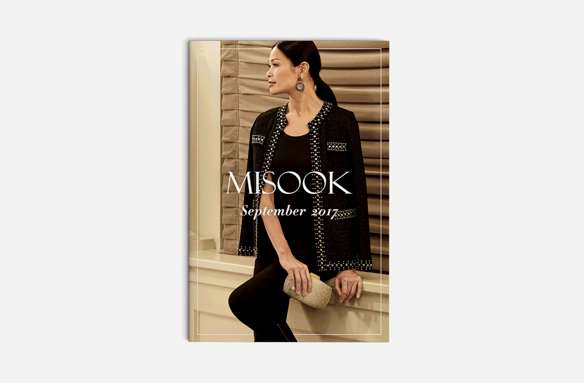 Ming Wang needed to differentiate themselves from Misook by targeting a younger audience, who are still interested in investment-worthy garments, with a more vibrant visual voice