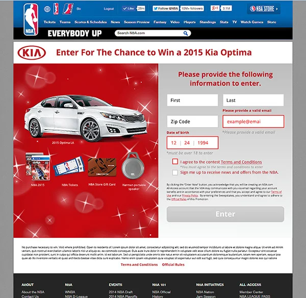 KIA/NBA 12 Days of Christmas