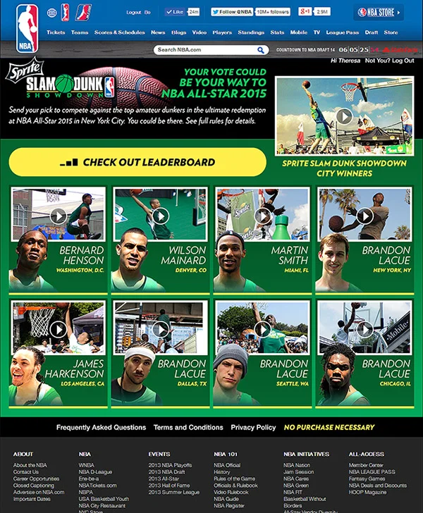Sprite/NBA Slam Dunk