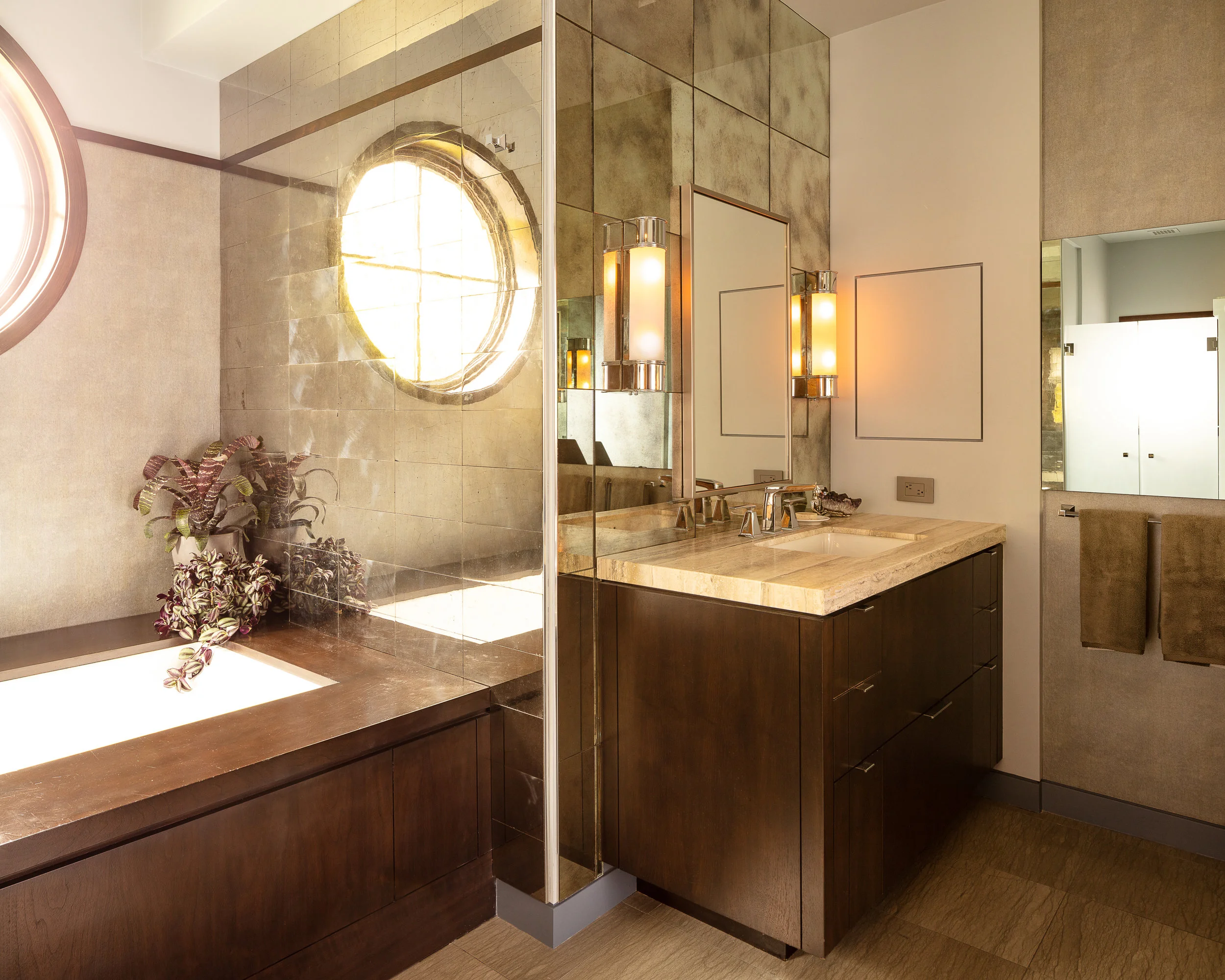 “INVISIBLE” TOUCH LATCH MEDICINE CABINETS ON BOTH HIS AND HER VANITY