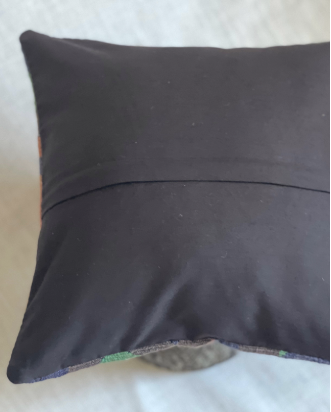 Turkish Kilim Pillowcase I — Lisa Queen Design Turkish Kilim Pillowcase I — Lisa Queen Design