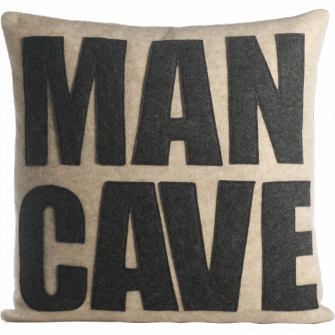 Mancave Throw Pillow $87