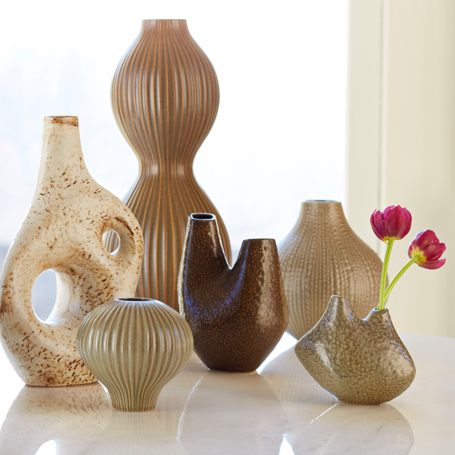 Jonathan Adler Ceramic Relief Vases