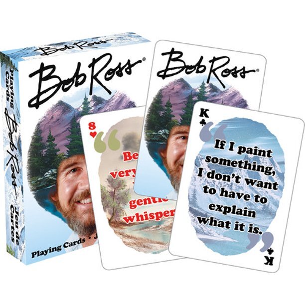Bob Ross Quotes Playing Cards $37.39